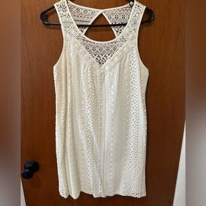 Xhilaration White Cotton Dress